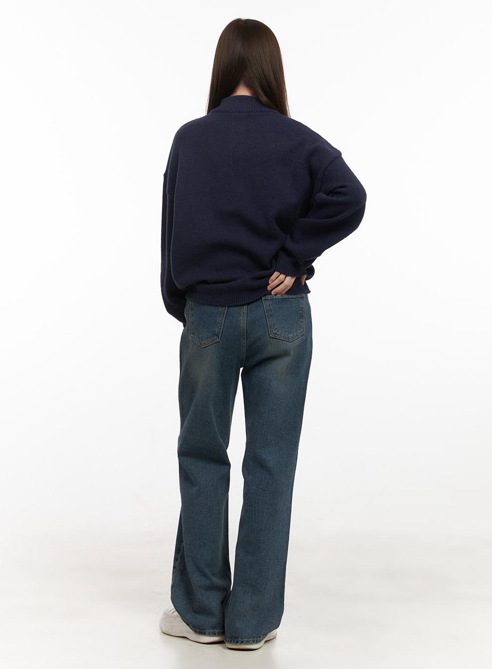 Soft Half Button Sweater OD412