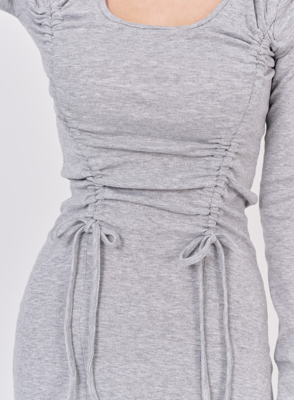 Nicole Front Strap Shoulder Long Dress IS15