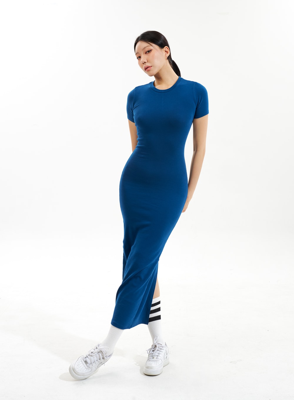Crewneck Maxi Dress IU309