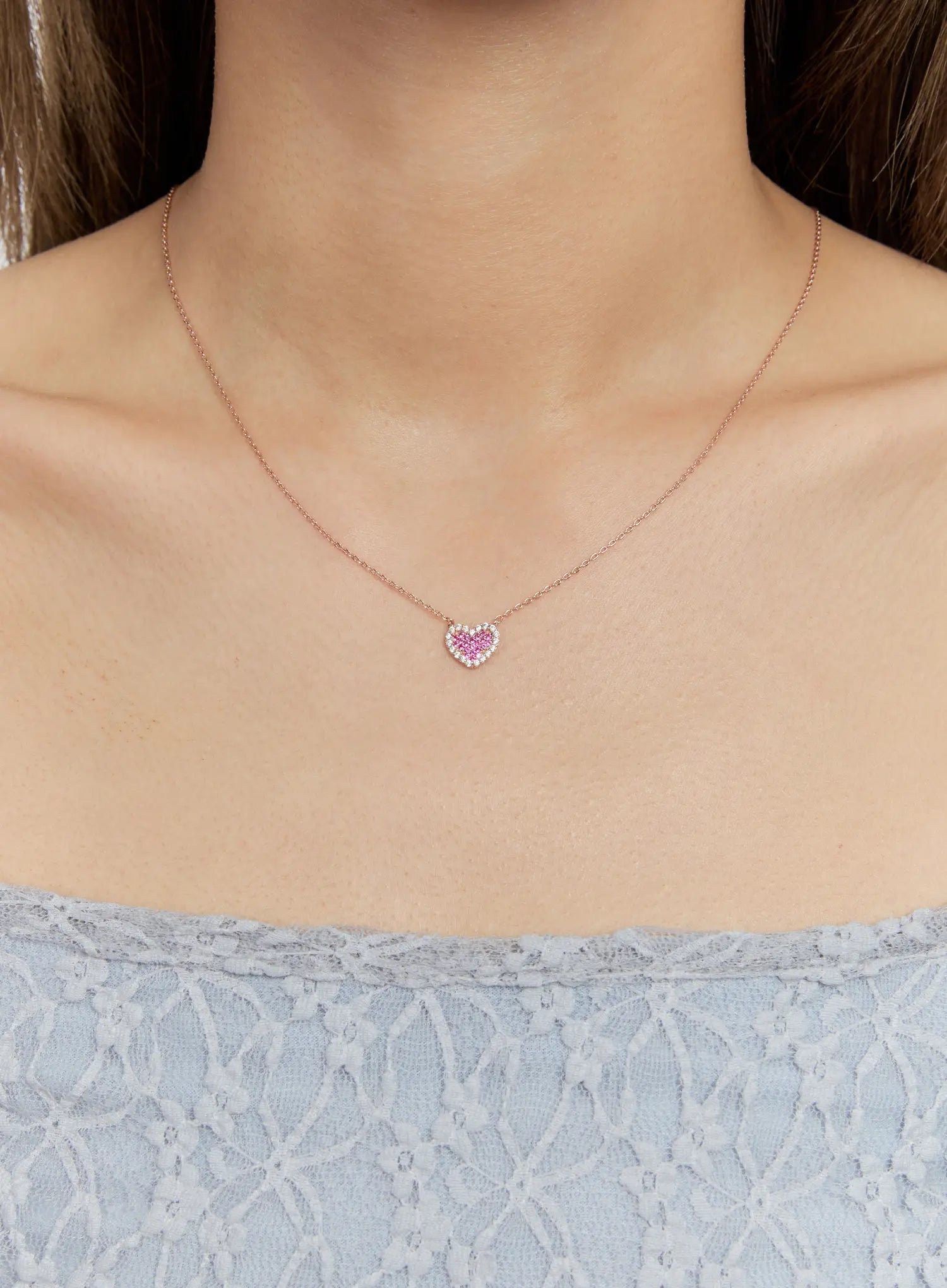 Rose Love Spark Necklace IS517