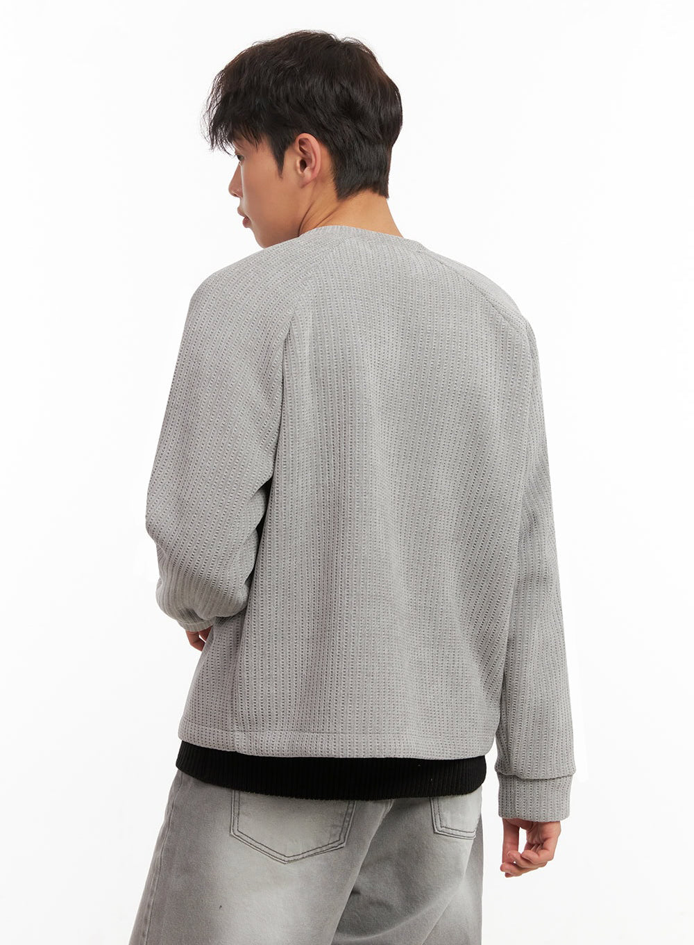 Men's Buttoned Knit Cardigan ID431
