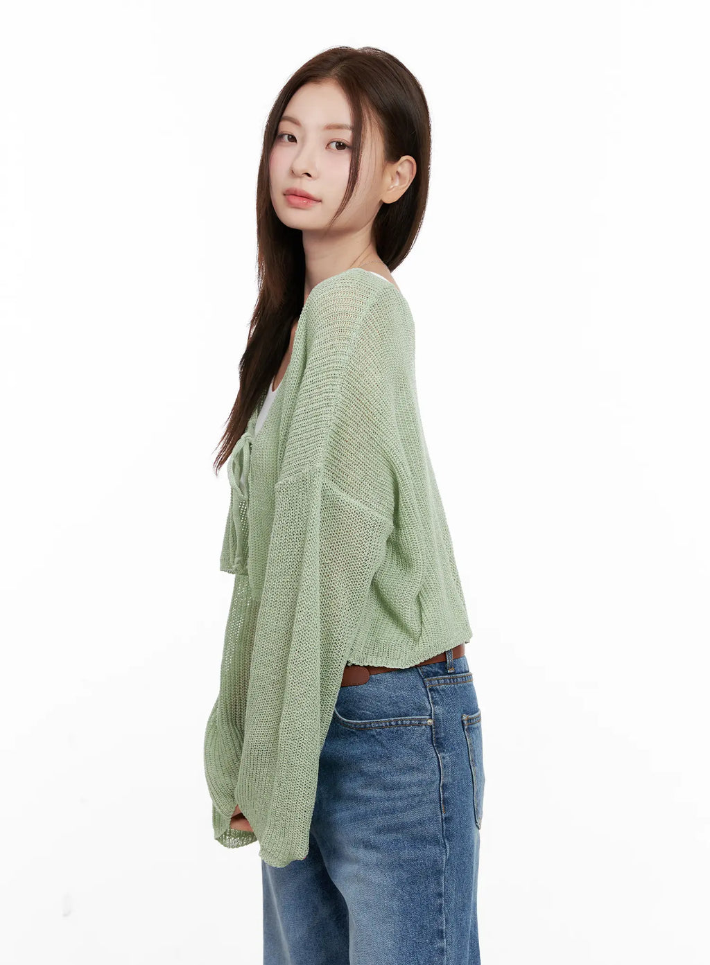 Summer Knit Crop Cardigan CL523