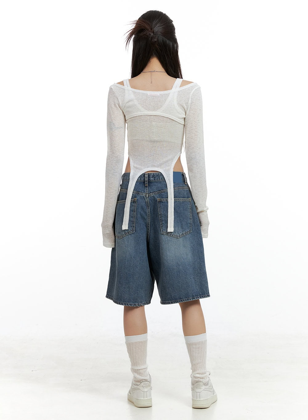 Unbalanced Chic Crop Top CL424