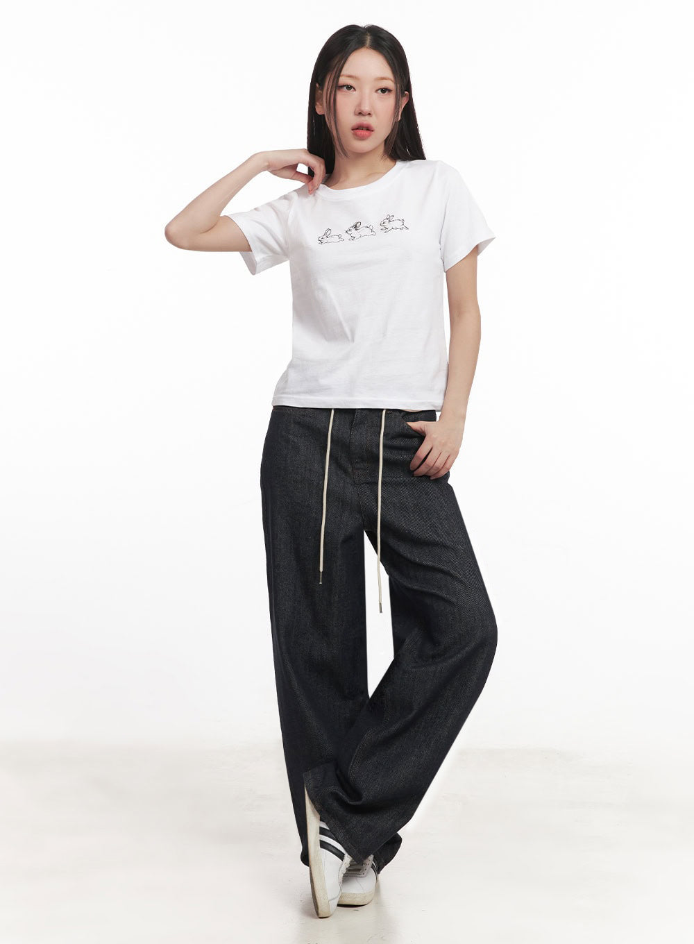 Sweet Bunny Graphic Top IM528