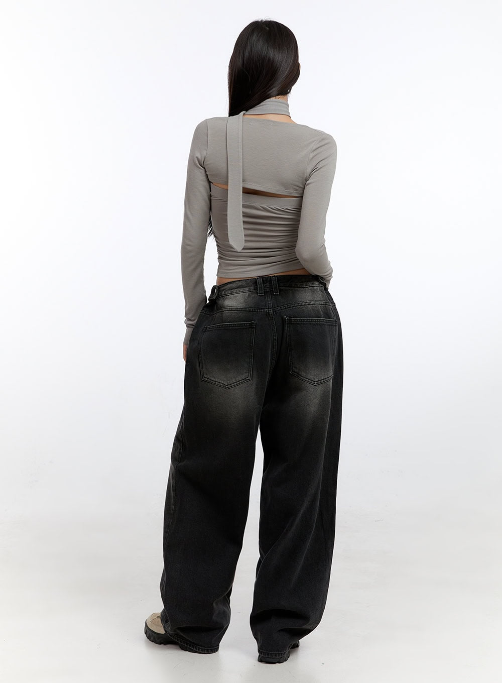 Nia Wide-Fit Baggy Jeans CN401