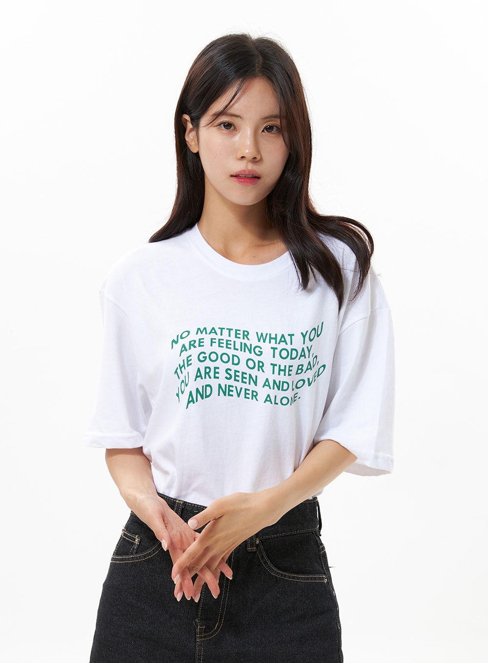 Cotton Graphic Short Sleeve Tee OS313