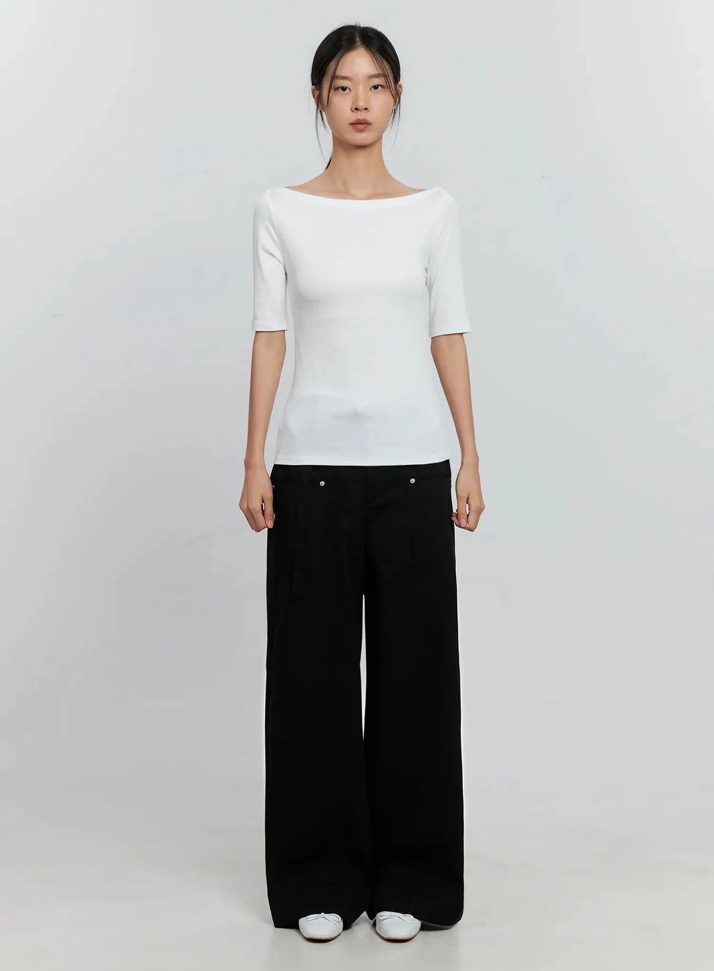 Classic Boat Neck Top IS516