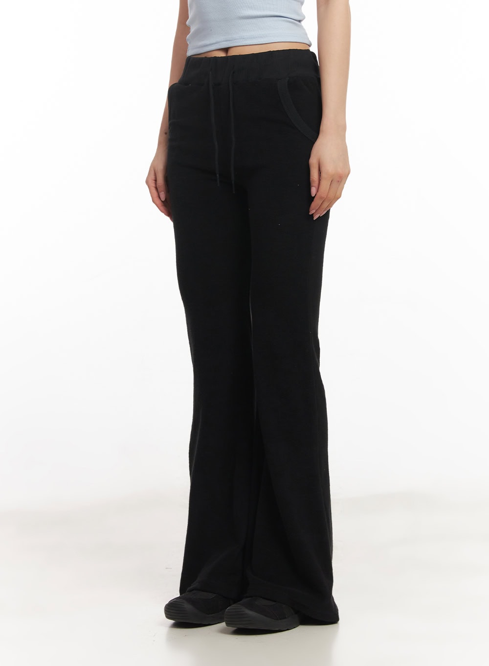 Hot Velvet Bootcut Sweatpants CA503