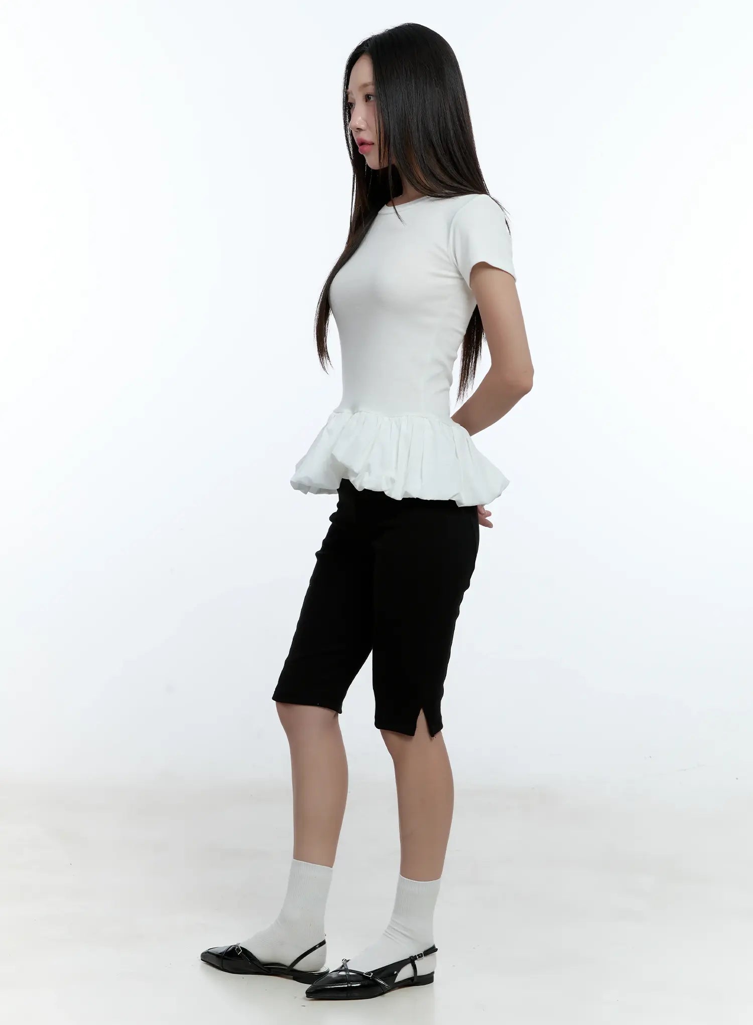 Balloon-Fit Mini Dress CU527