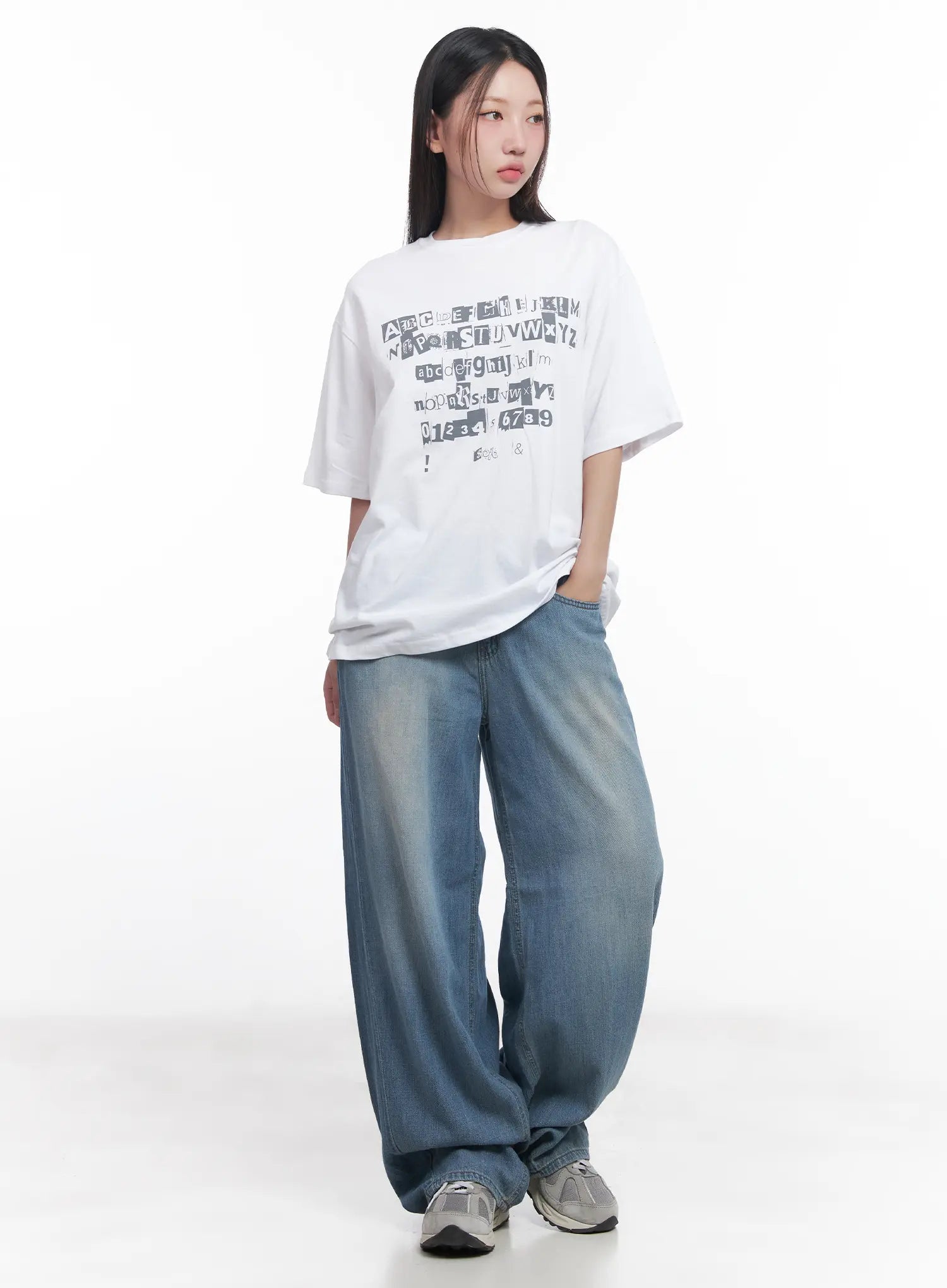 Graphic Oversized Tee CU516