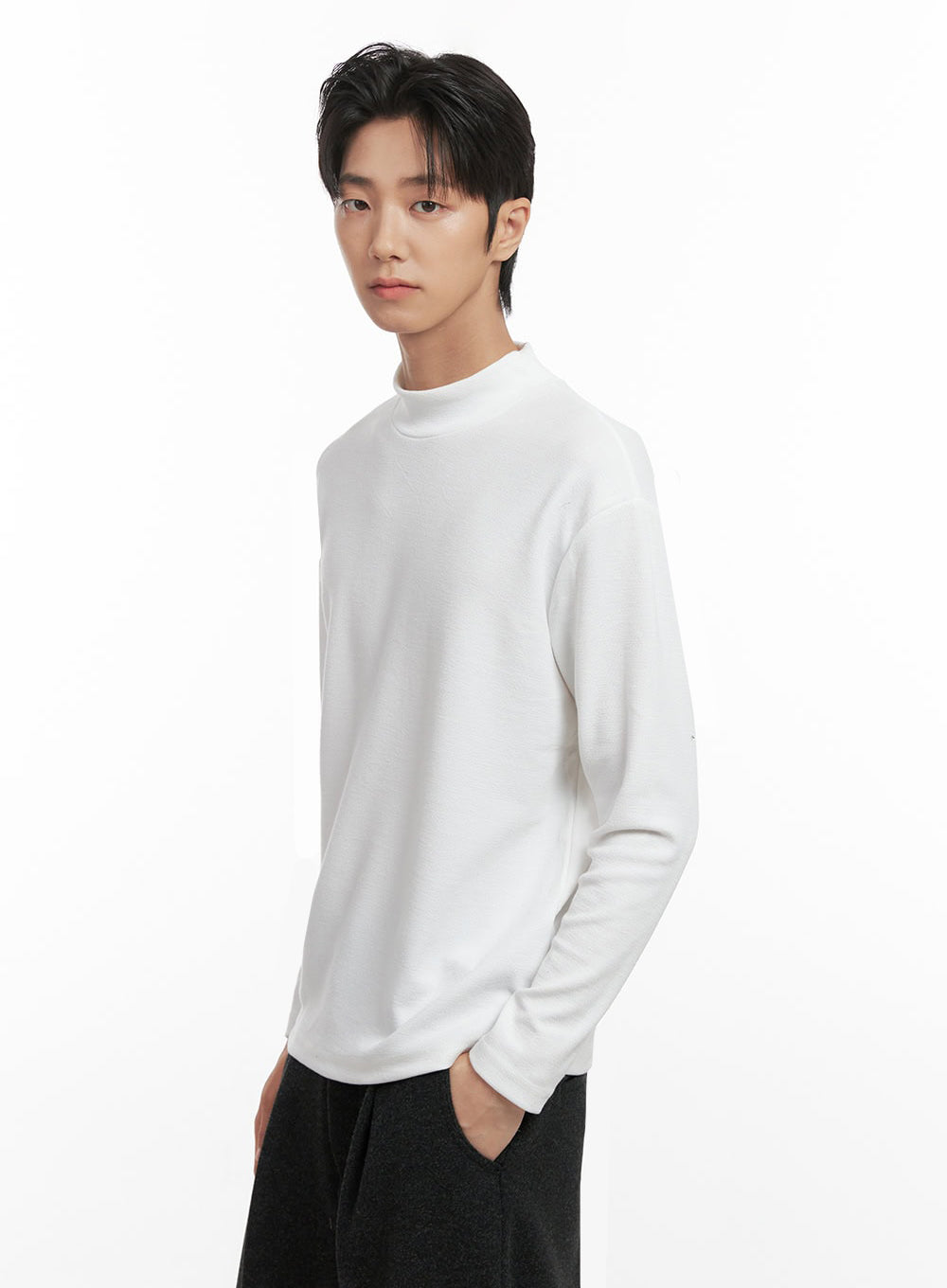 Men's Mock Neck Sweater ID406