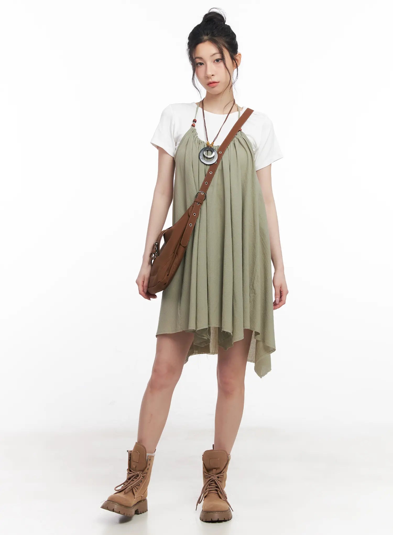 Boho Layered Pendant Necklace CU511