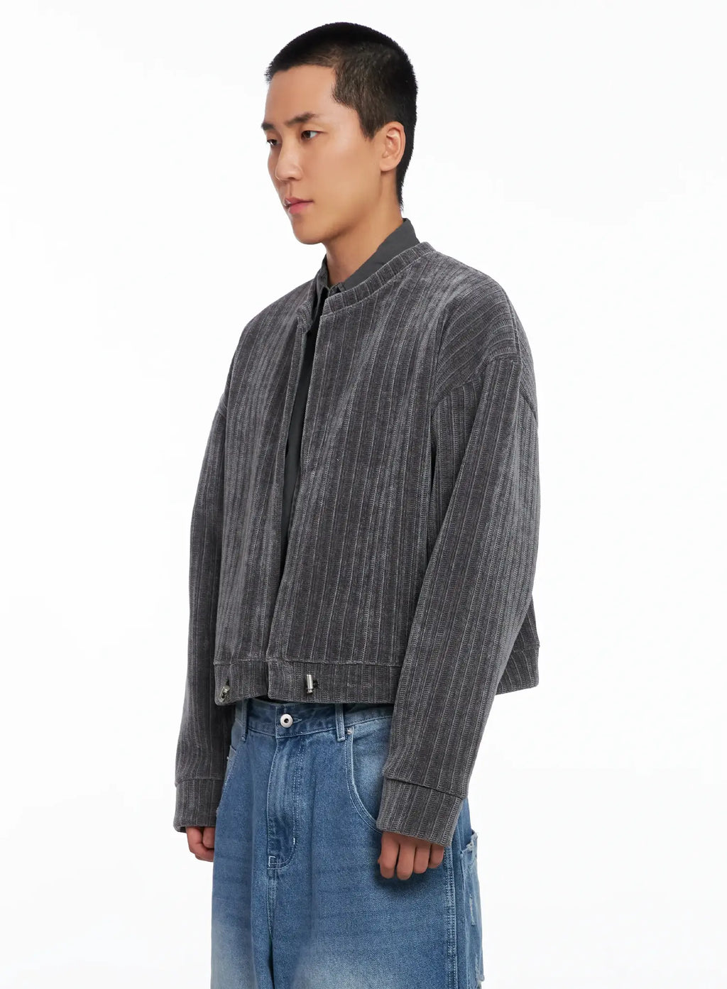 Men's Velvet Crop Jacket IS510