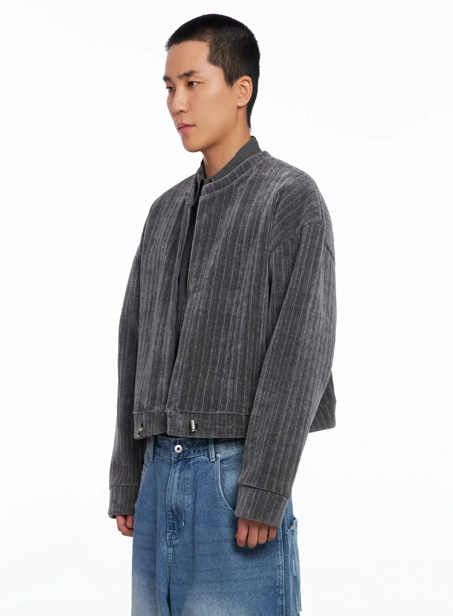 Men's Velvet Crop Jacket IS510