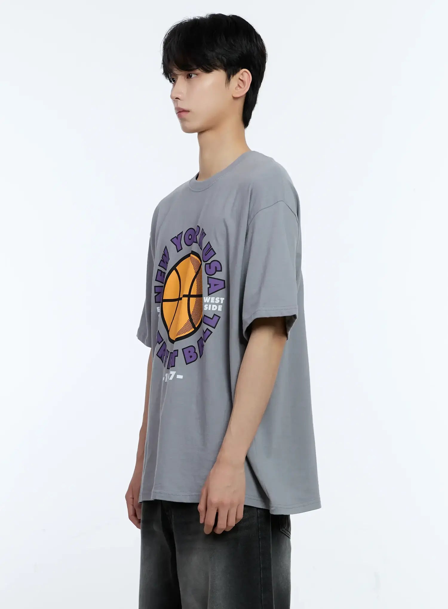 Men's Basketball Graphic T-Shirt IL529