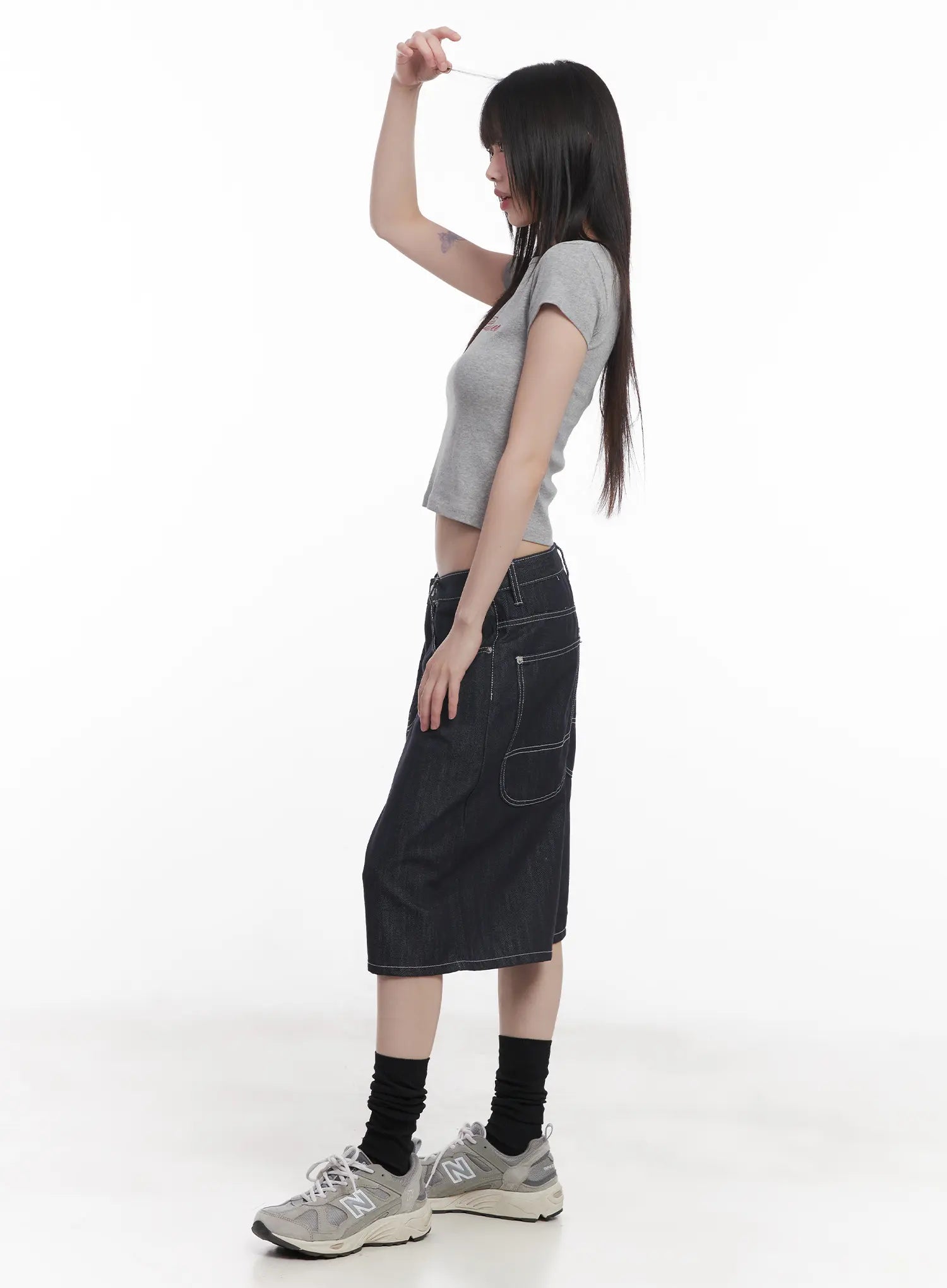 No-Fade Stitched Jorts CU519