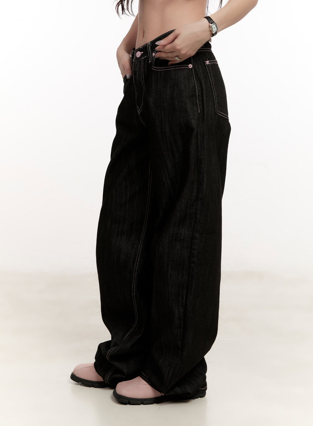 Trinity Stitched Baggy Jeans CM510