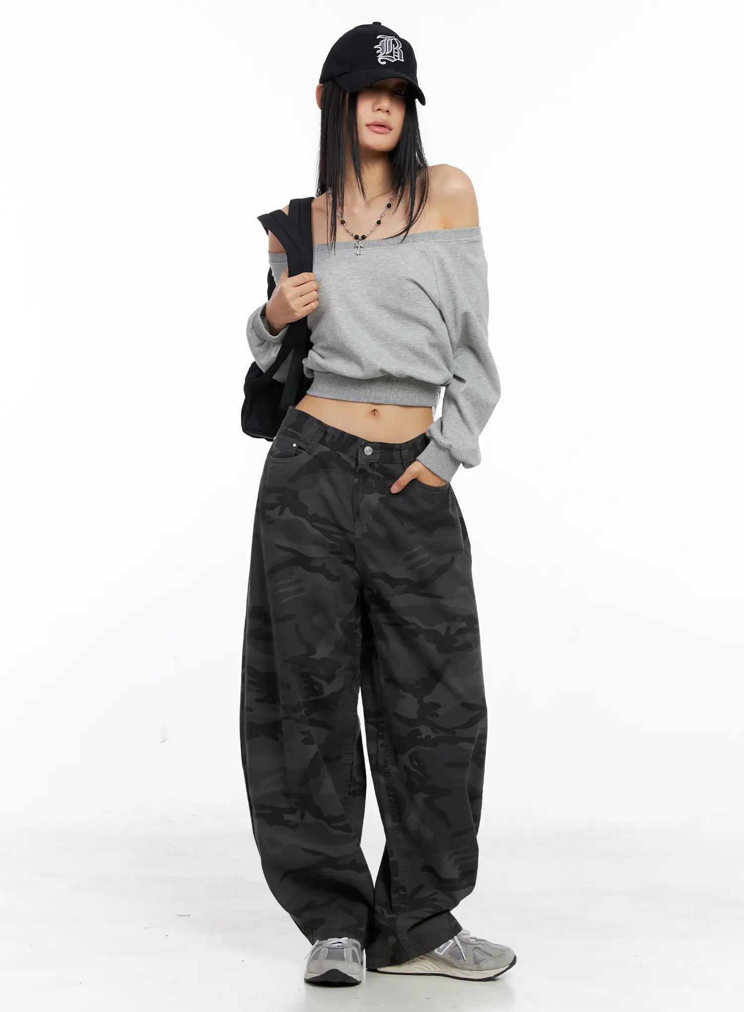 Casual Off-Shoulder Pullover CS511