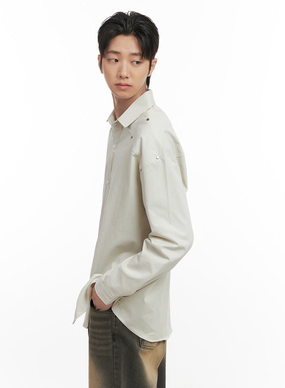 Men's Classy Collar Buttoned Shirt ID406