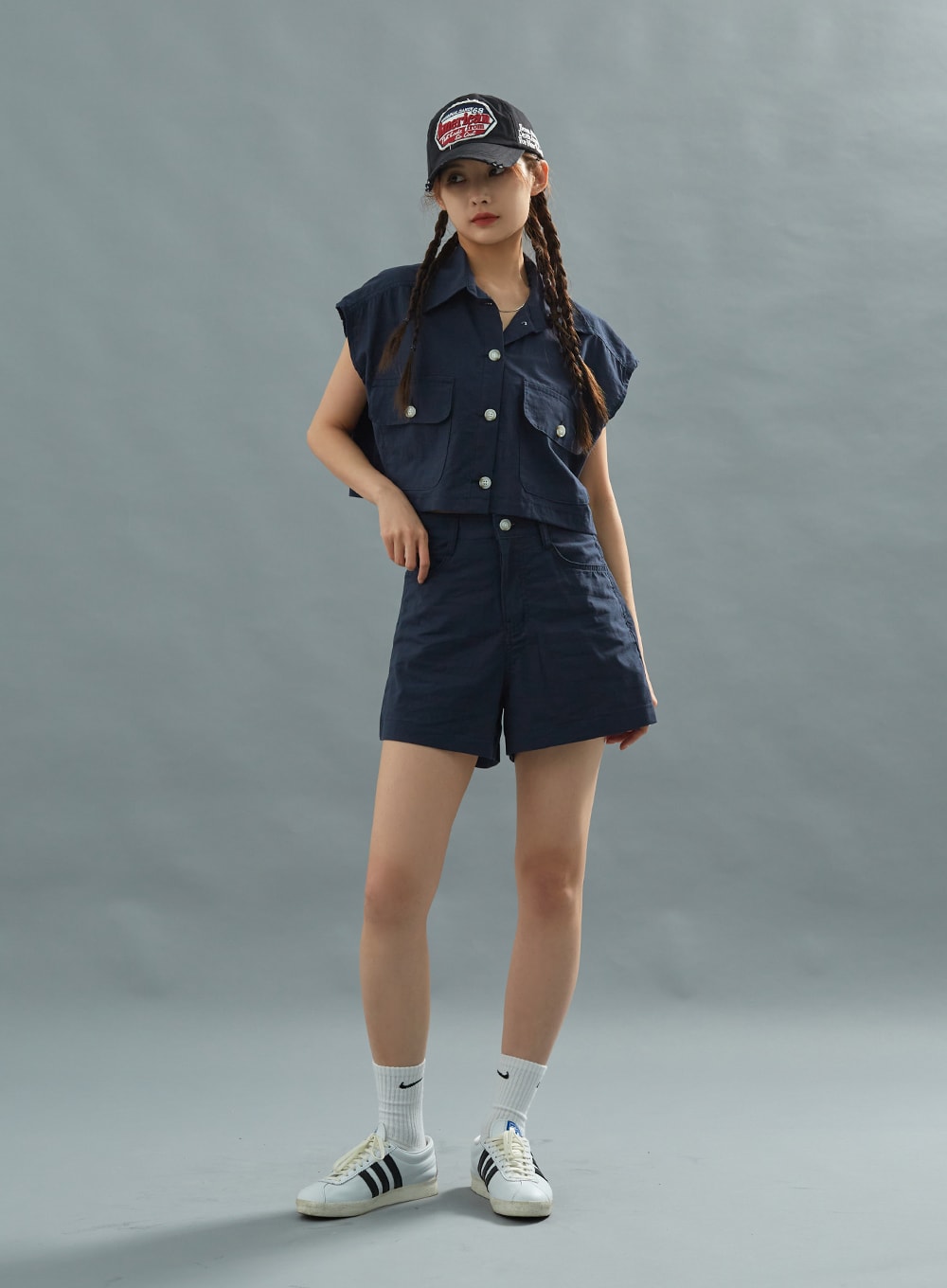 Linen Crop Shirt CU22