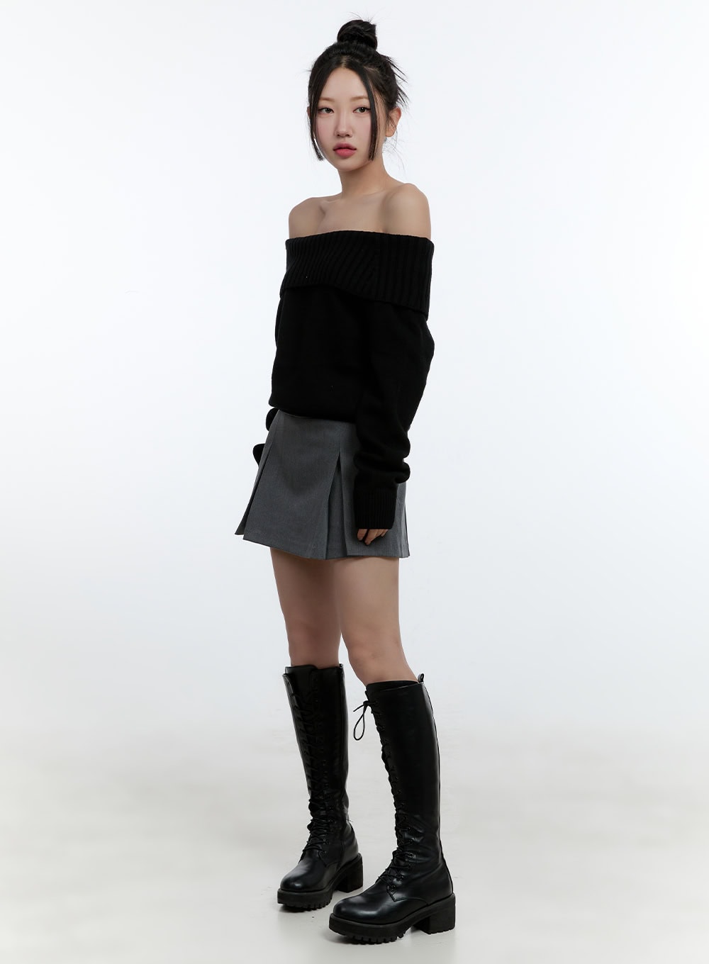 Pleated Mini Skirt CD424