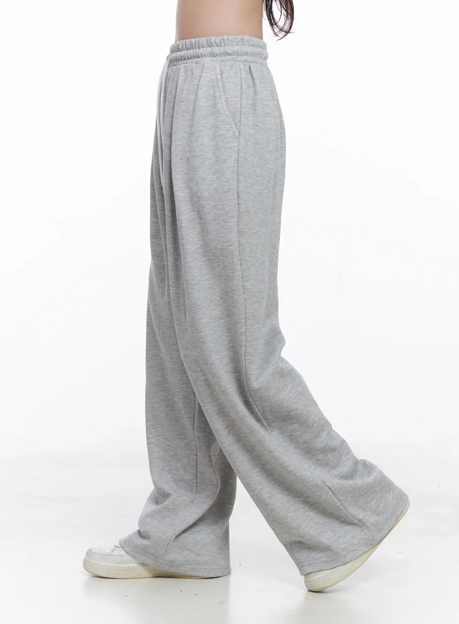 Pintuck Wide-Leg Sweatpants CS519