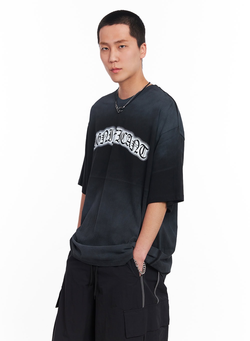 Men's Gradient Street Graphic T-Shirt IU503