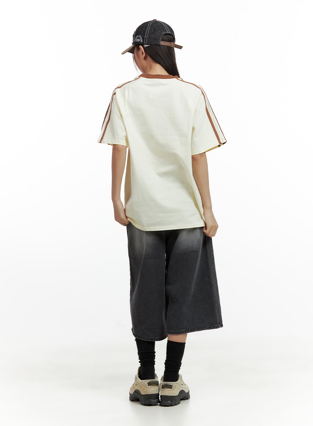 Washed Wide Jorts CU420