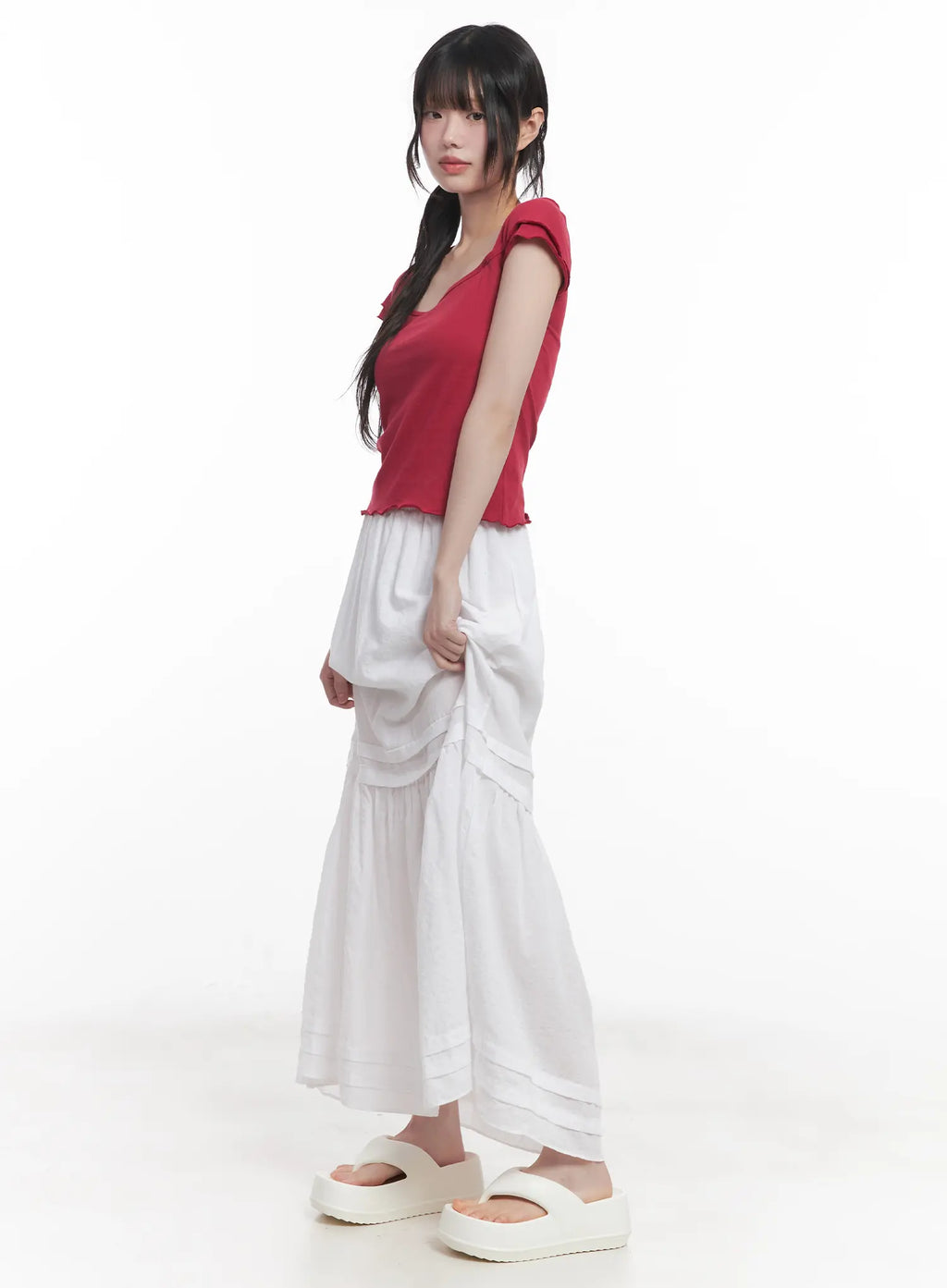 Square Neck Crop Top CU519