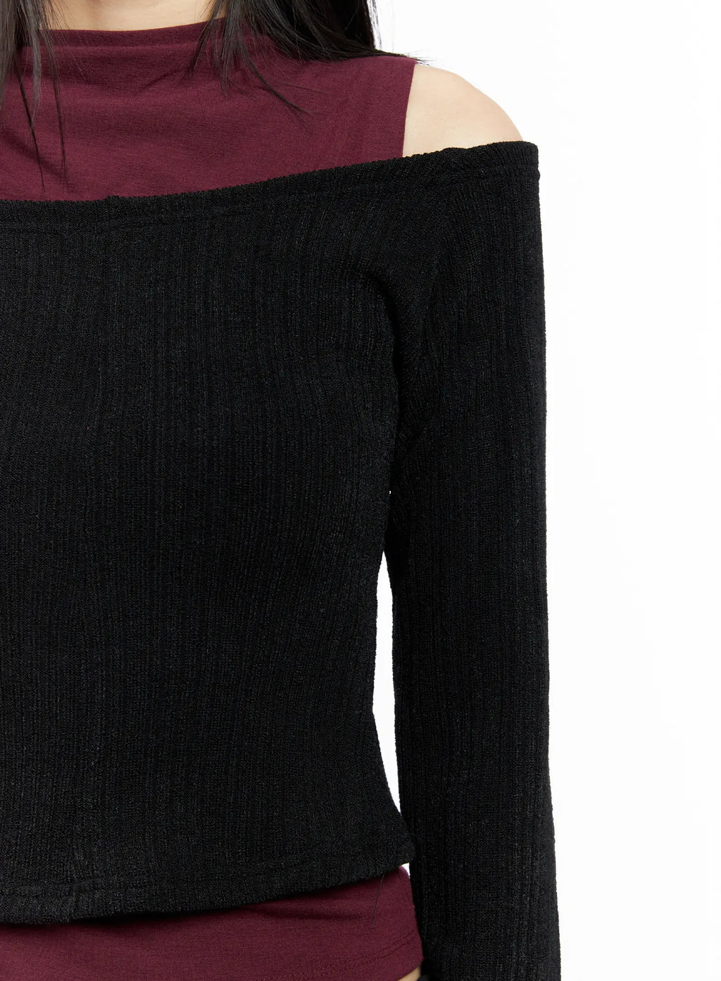 Off-Shoulder Crop Top CC1109