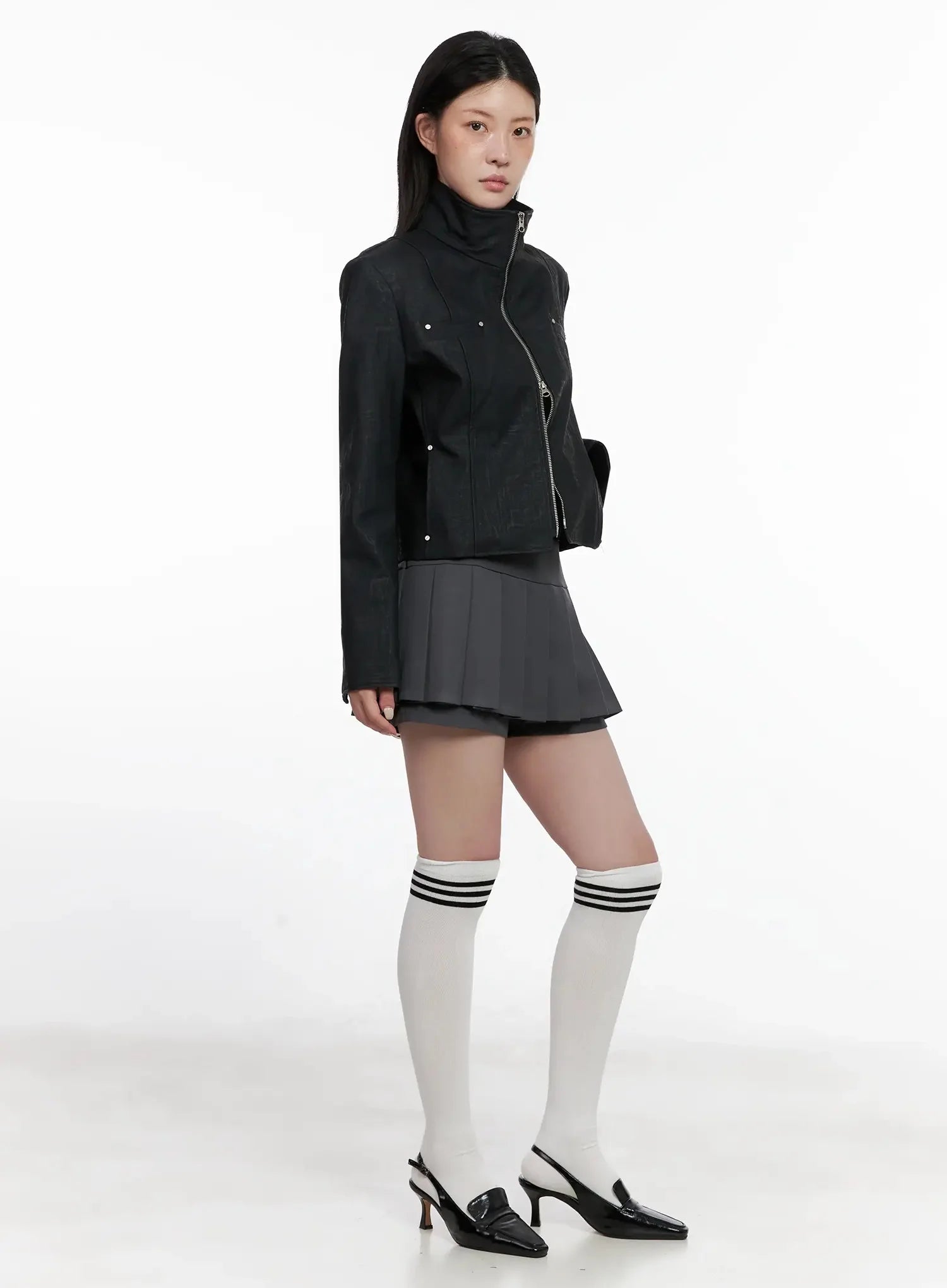 Pleated Mini Skort IS508