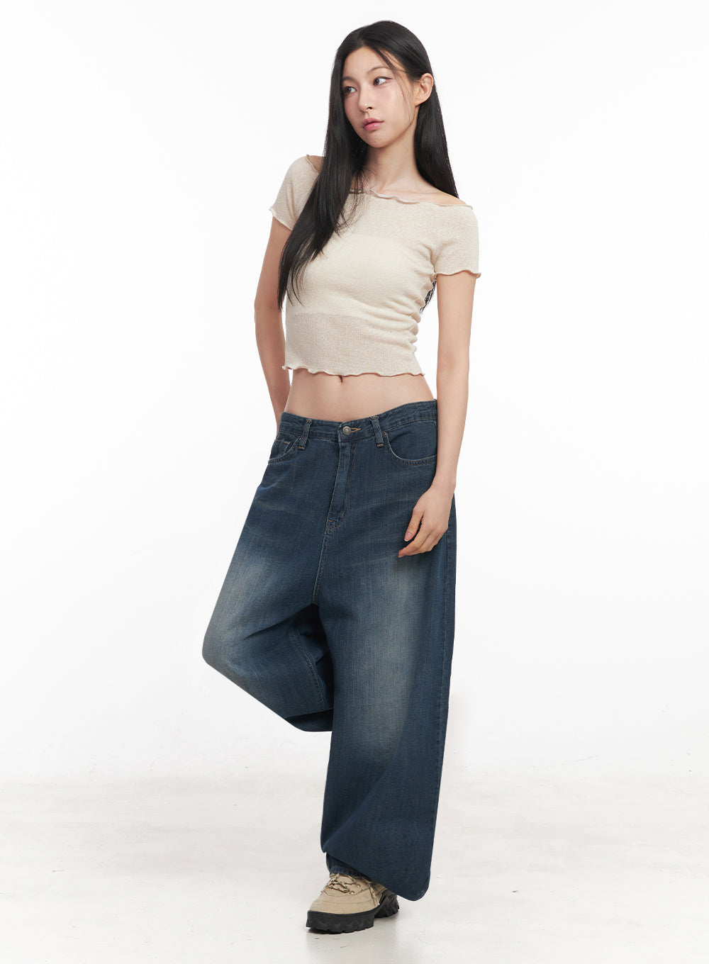 Selene Baggy Jeans IY516
