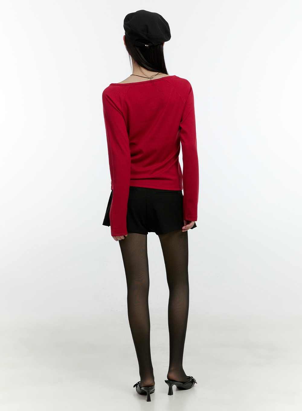 Contrast Buttoned Cardigan CF507