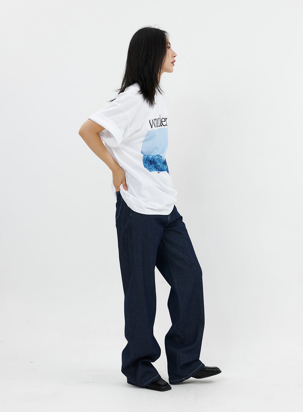 Stitched Jeans OO305