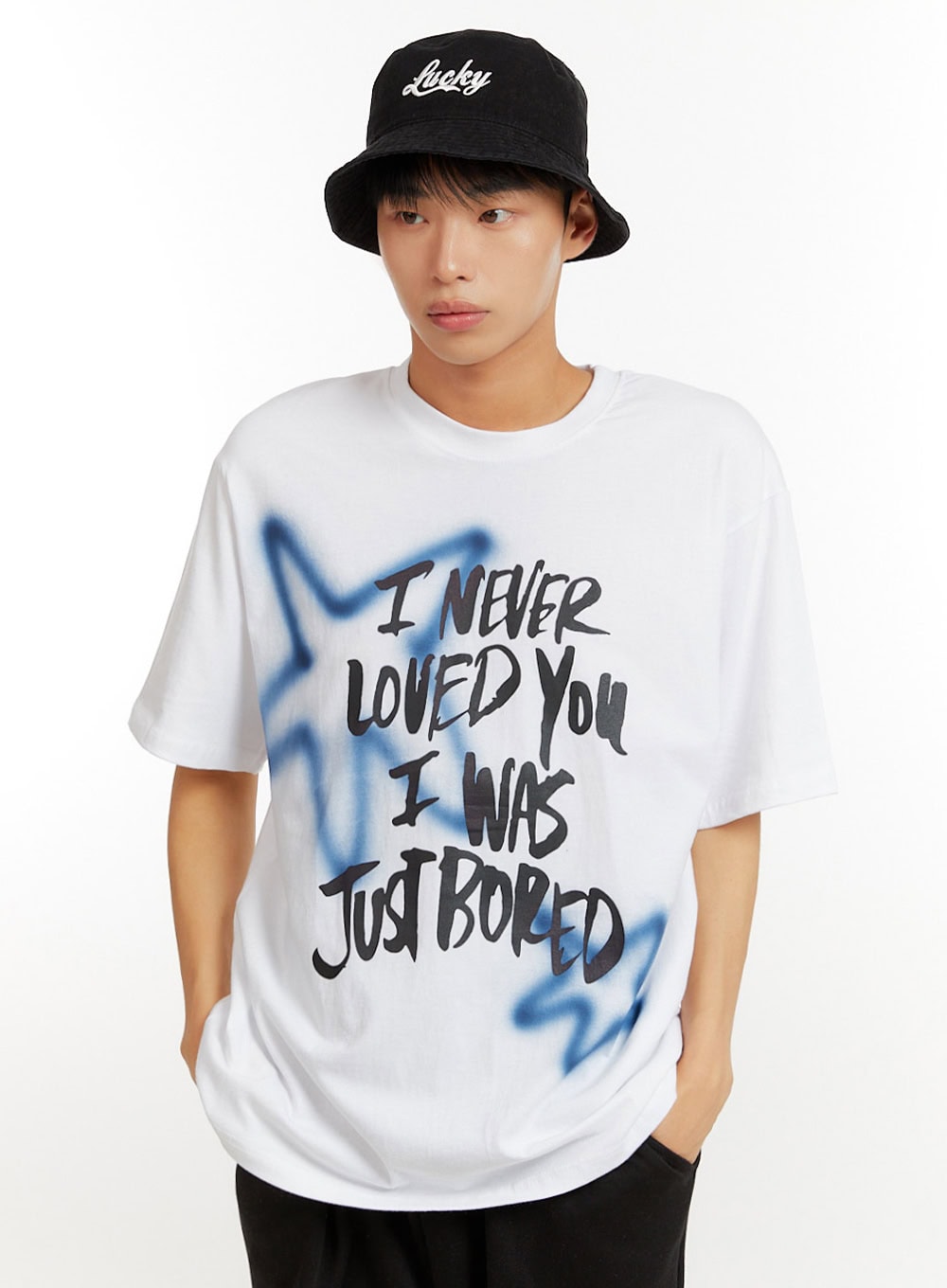 Lucky Lettering Bucket Hat (UNISEX) IU419