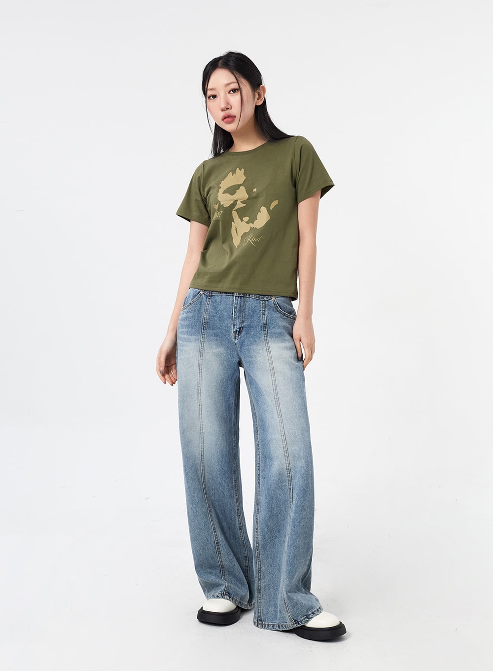 Bootcut Wide Jeans CM317