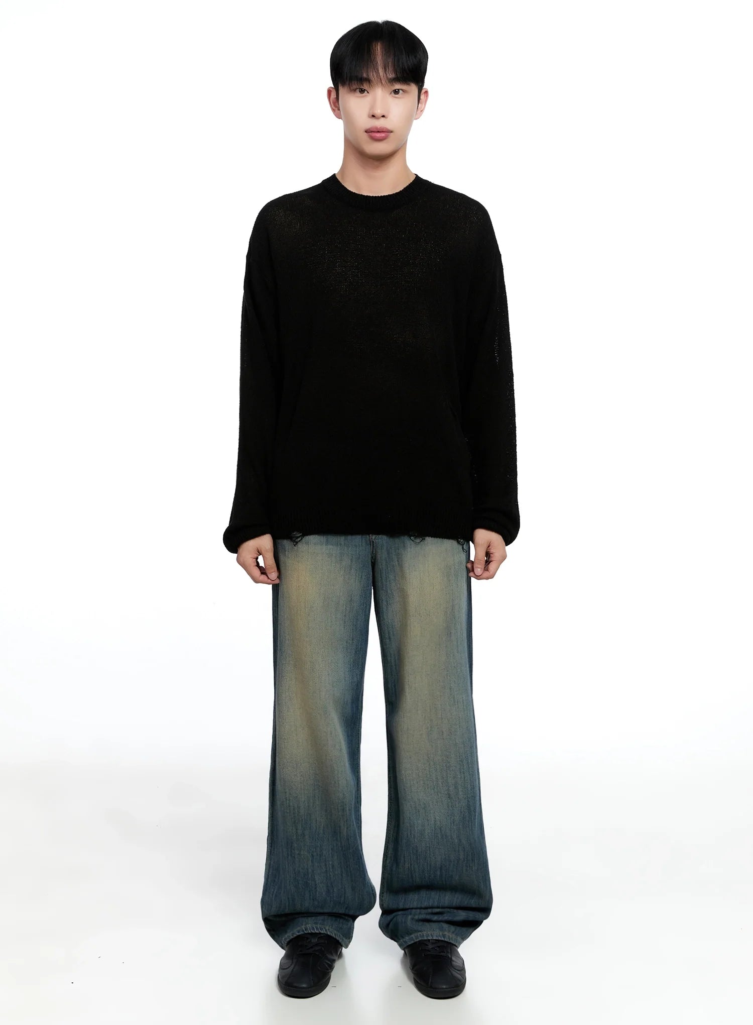 Men's Vintage Wide-Leg Jeans IG520