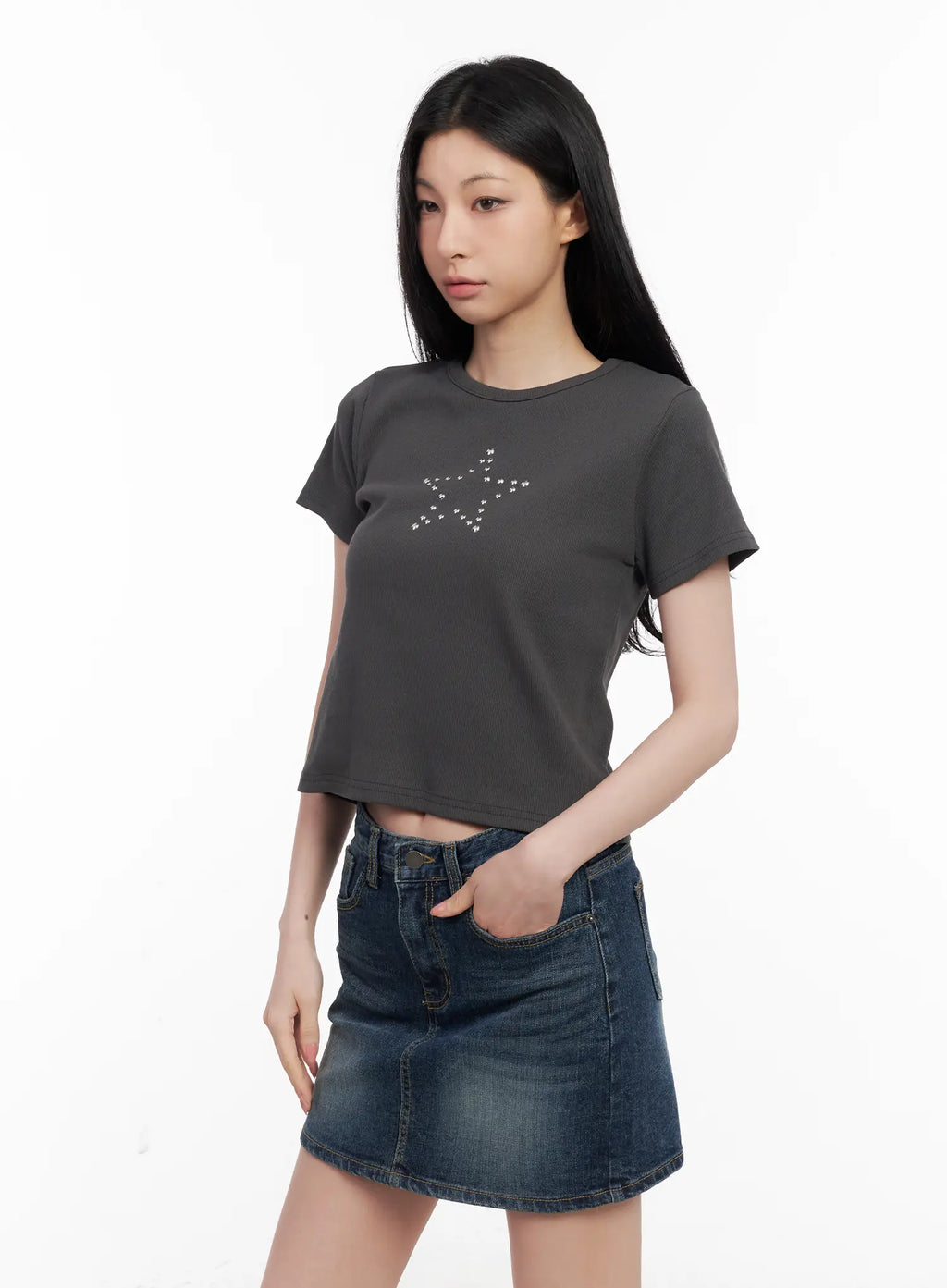 Star-Studded Casual Tee CL501