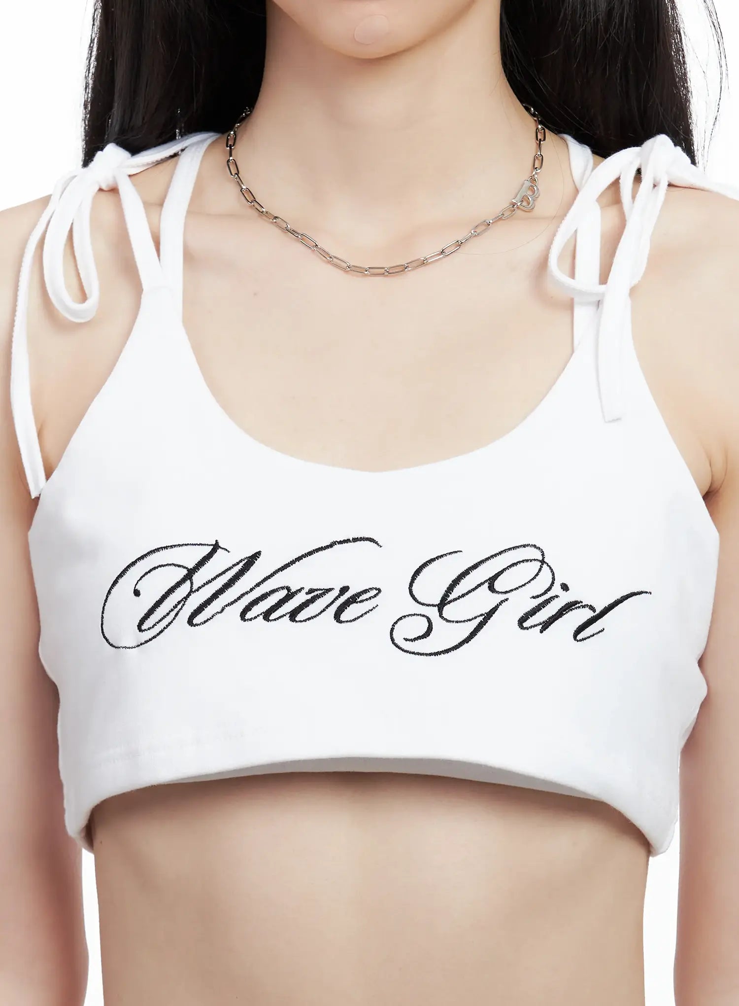 Embroidered Super-Cropped Tank CU530