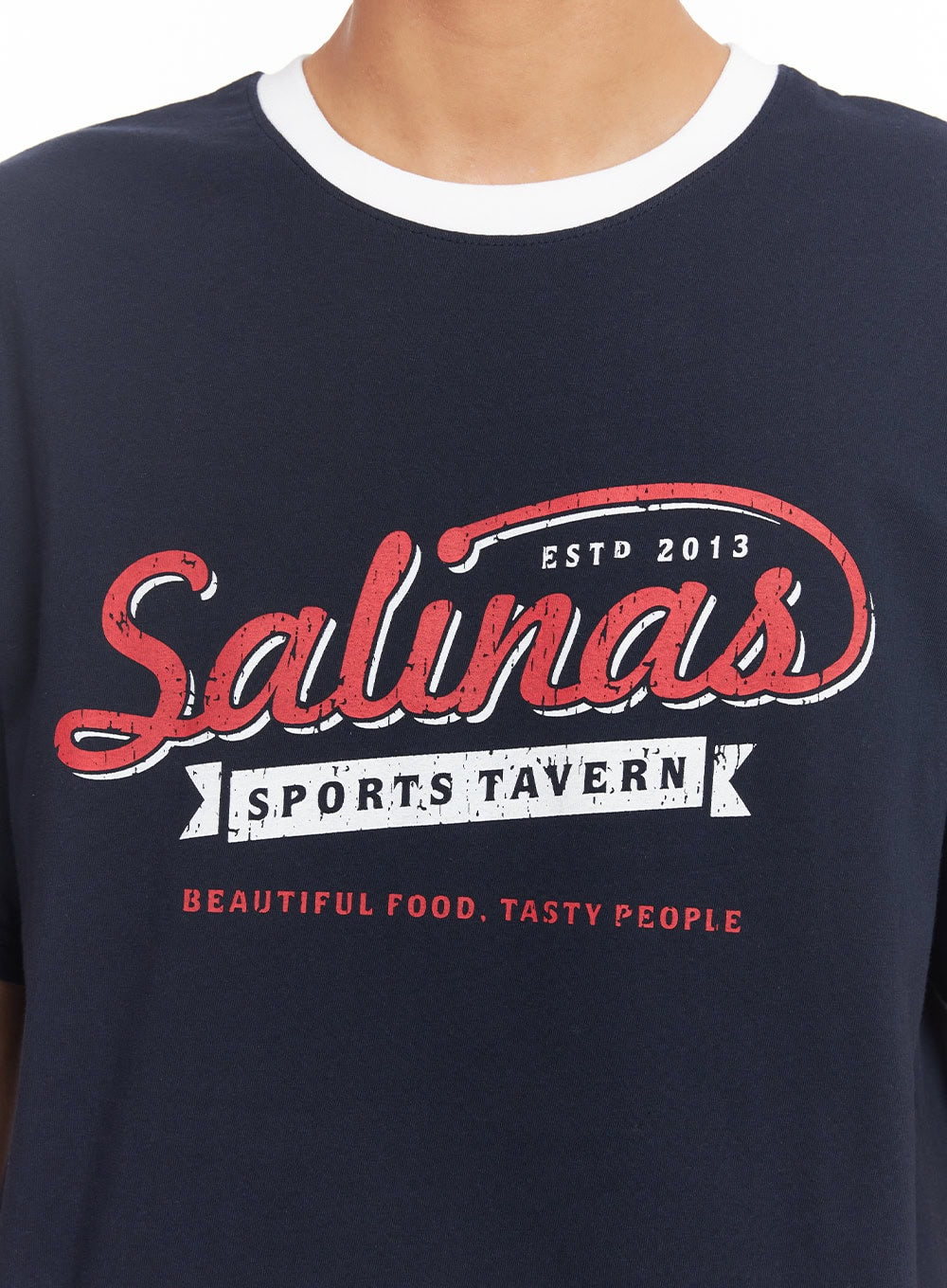 Men's Graphic Two-Tone T-Shirt IA511