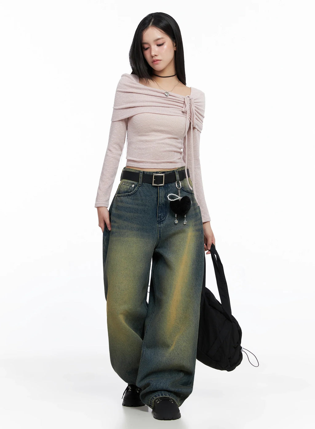 Elora Washed Baggy Jeans IS525