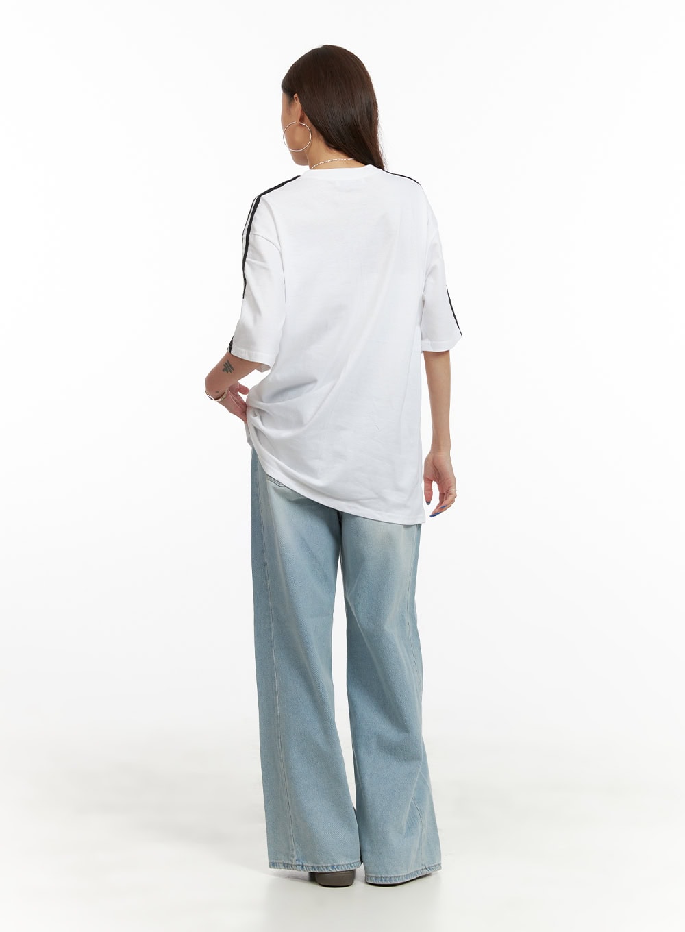 Washed Baggy Jeans CY431