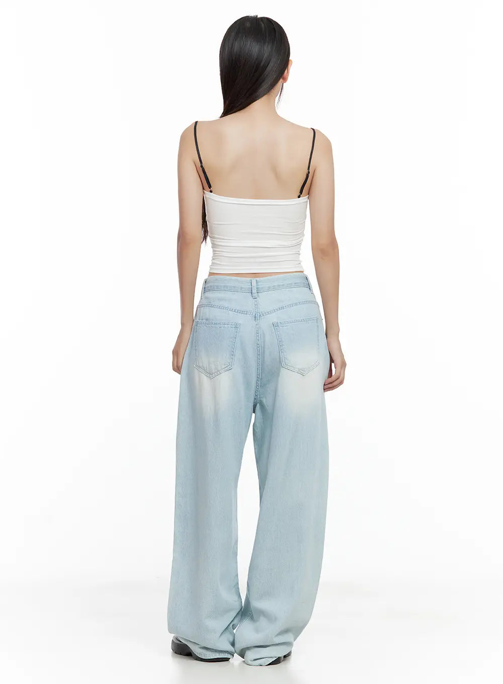 Yihyun Light-Blue Baggy Summer Denim Jeans CL508