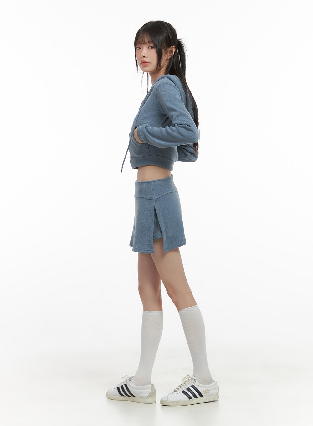 Tailored Banded Mini Skirt CS410