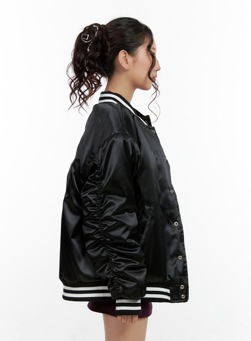 Embroidered Graphic Buttoned Jacket CN405