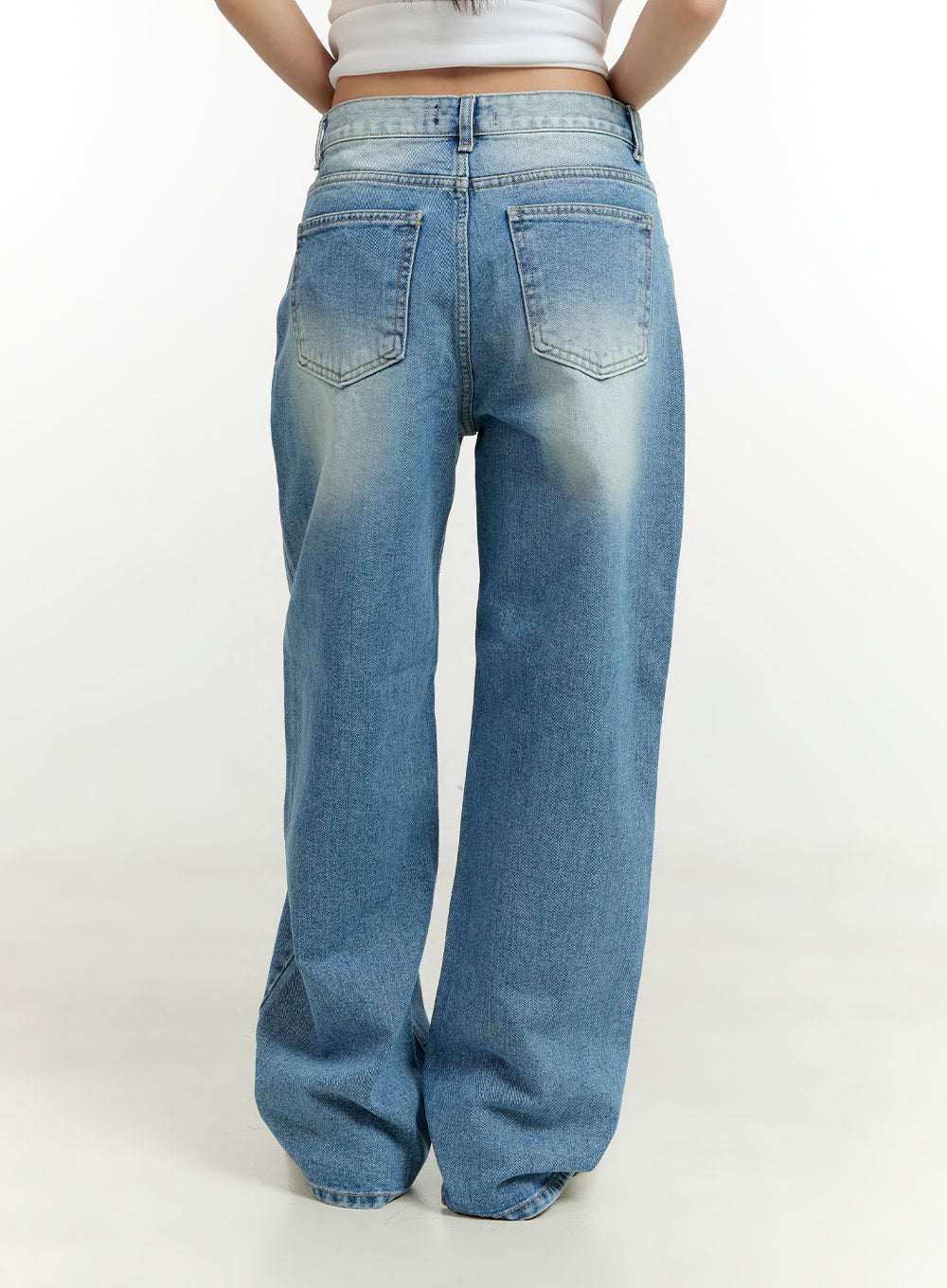 Low Rise Wide Fit Baggy Jeans CU426