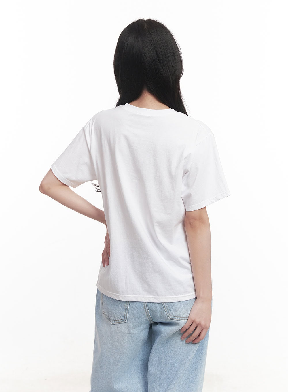 Bubble Pop Graphic Oversize T-Shirt CA511