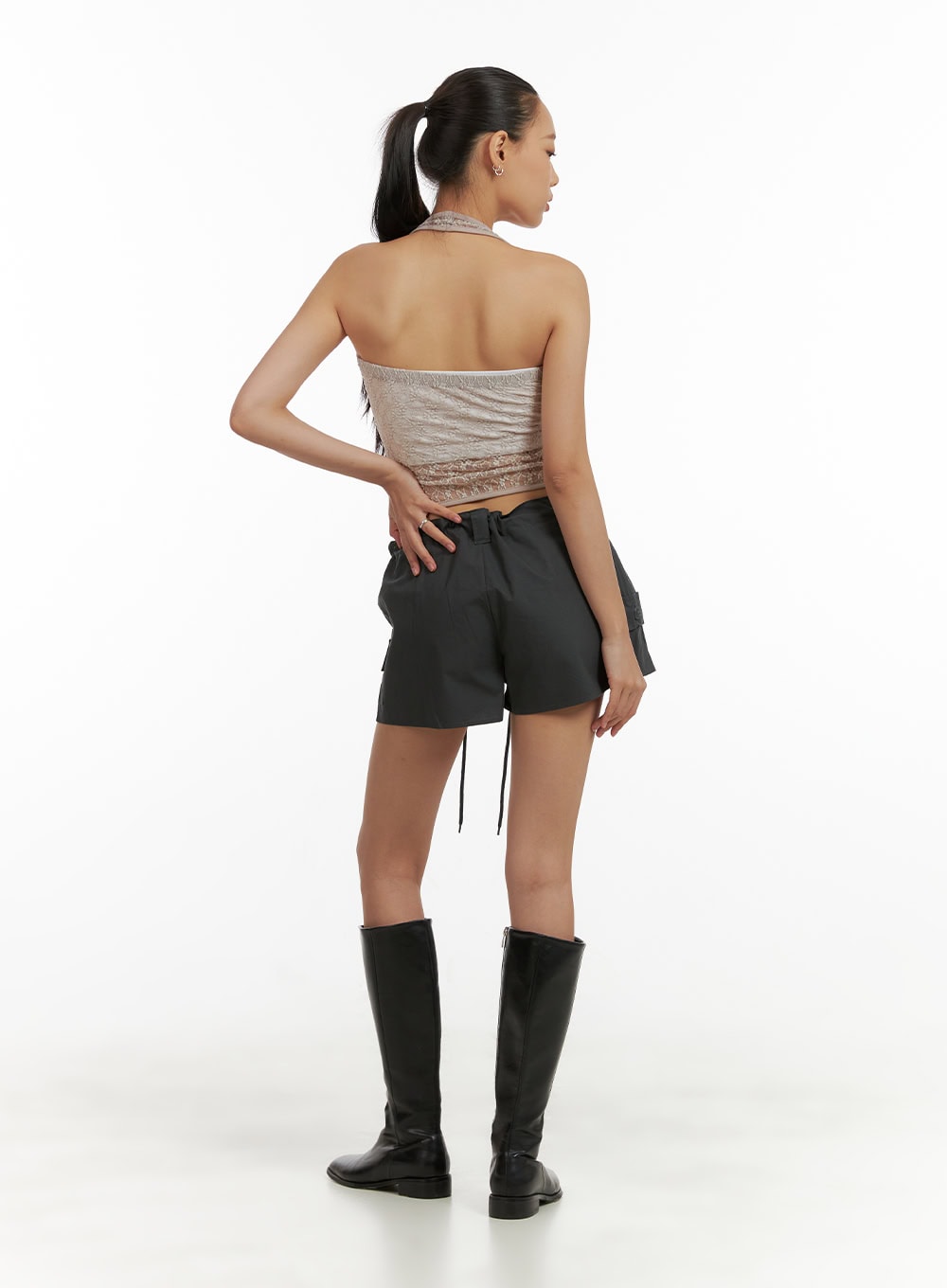 Cargo Drawstring Shorts CU414