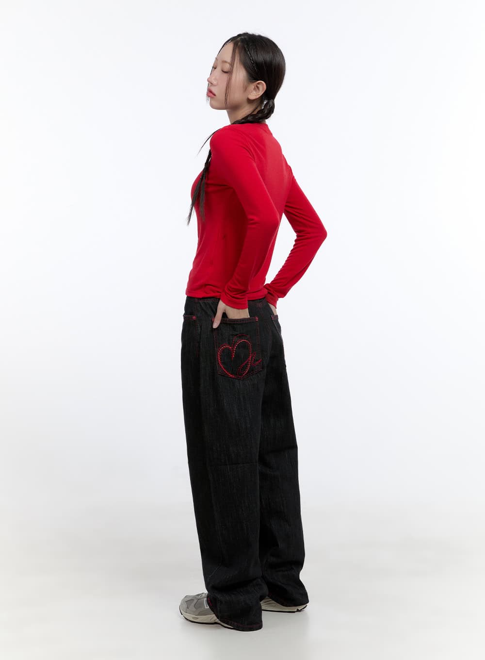 Opal Roomy Fit Wide Leg Denim CS410