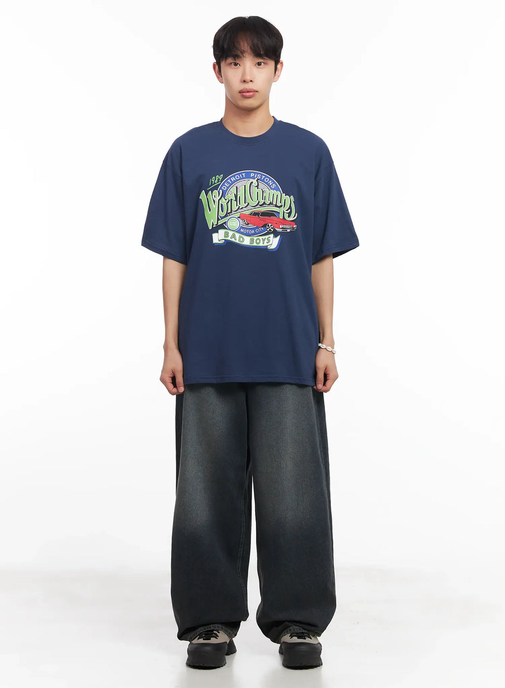 Men's Oversized Graphic Tee IU519